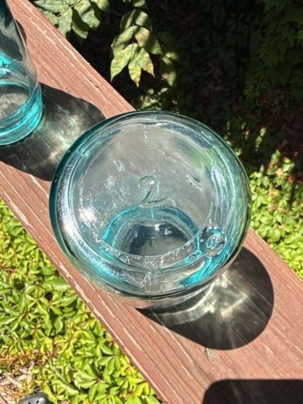 Set of 5 Vintage Blue Ball Perfect Mason Jars, Various Numbers, No Lids - Picture 11 of 12
